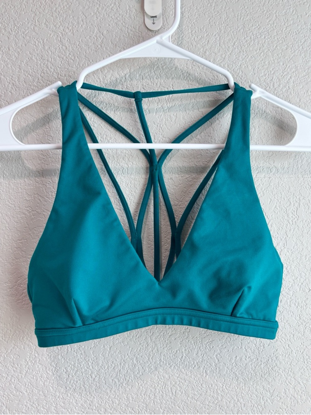 Lululemon 6 Raise The Barre Bra Teal Green Size 6